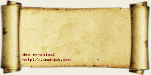 Tijana Nedić vizit kartica